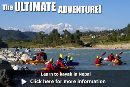 Learn to kayak in Nepak, click here for more information