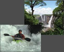 Kayaking the Zambezi